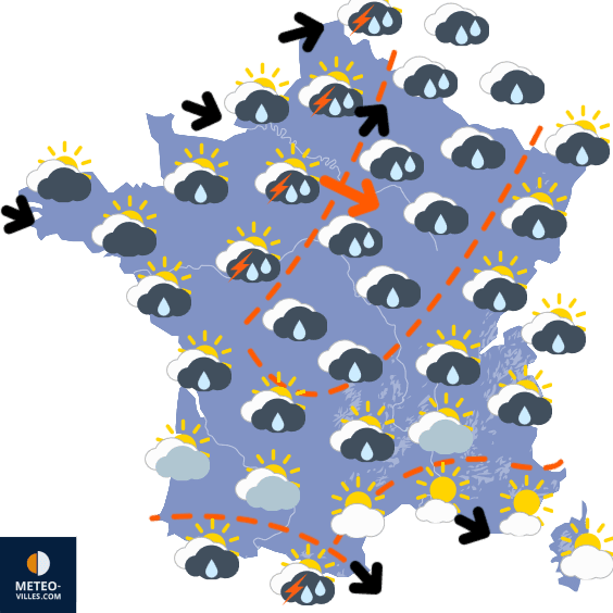Averses et fraîcheur avant le retour de l'été