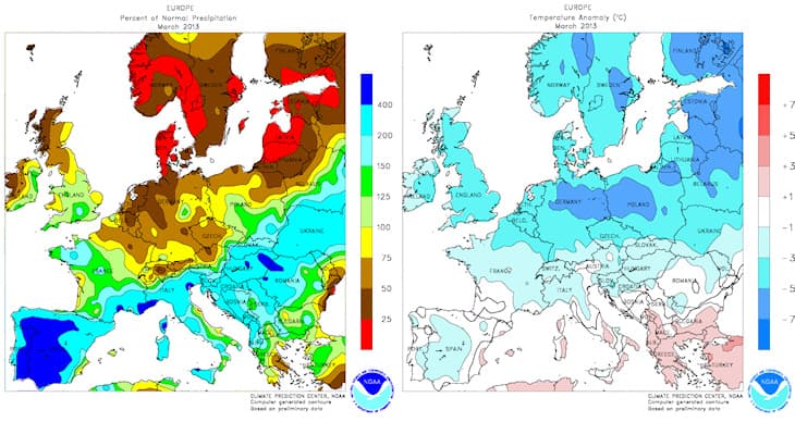 Image d'illustration pour Bilan météo de mai 2013 en France et en Europe