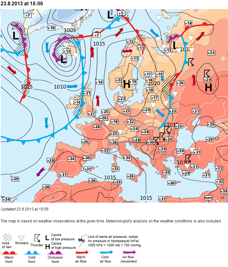 Image d'illustration pour Vendredi estival à l'avant d'un front froid