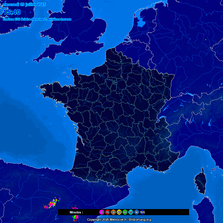 Image d'illustration pour Nouvelle vigilance aux orages dans l'Est pour jeudi