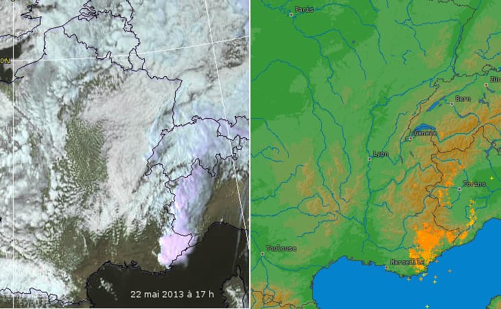 Image d'illustration pour Orages parfois forts en Provence